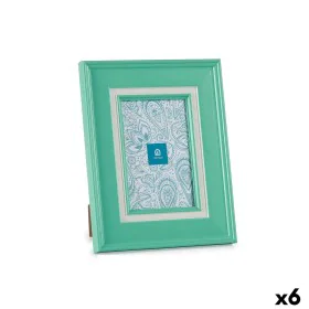 Cornice Portafoto Cristallo Verde Plastica (6 Unità) (2 x 23 x 18 cm) di Gift Decor, Cornici da parete e da tavolo - Rif: S36...