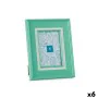 Moldura de Fotos Cristal Verde Plástico (6 Unidades) (2 x 23 x 18 cm) de Gift Decor, Molduras de parede e mesa - Ref: S361857...