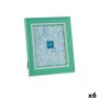 Cornice Portafoto Cristallo Verde Plastica (6 Unità) (2 x 33 x 28 cm) di Gift Decor, Cornici da parete e da tavolo - Rif: S36...