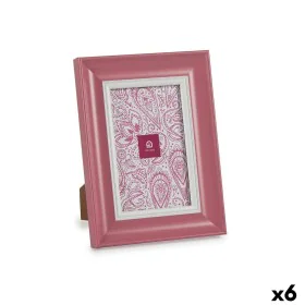 Photo frame Crystal Pink Plastic (6 Units) (2 x 21 x 16 cm) by Gift Decor, Table and wall frames - Ref: S3618587, Price: 14,5...