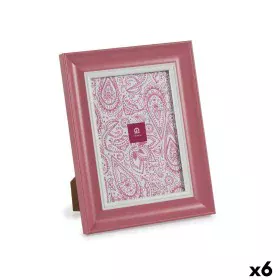 Cornice Portafoto Cristallo Rosa Plastica (6 Unità) (2 x 24 x 19 cm) di Gift Decor, Cornici da parete e da tavolo - Rif: S361...