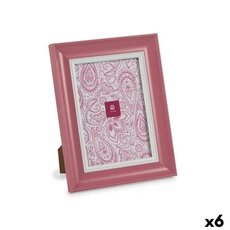 Cadre photo Verre Rose Plastique (6 Unités) (2 x 24 x 19 cm) de Gift Decor, Cadres muraux et de table - Réf : S3618588, Prix ...