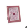 Moldura de Fotos Cristal Cor de Rosa Plástico (6 Unidades) (2 x 26 x 21 cm) de Gift Decor, Molduras de parede e mesa - Ref: S...