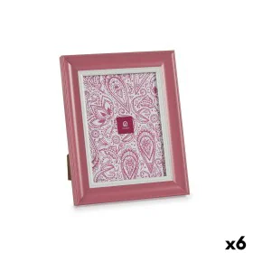 Cornice Portafoto Cristallo Rosa Plastica (6 Unità) (2 x 26 x 21 cm) di Gift Decor, Cornici da parete e da tavolo - Rif: S361...