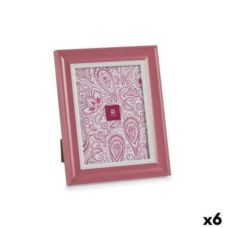 Photo frame Crystal Pink Plastic (6 Units) (2 x 26 x 21 cm) by Gift Decor, Table and wall frames - Ref: S3618589, Price: 18,6...