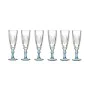 Champagne glass Exotic Crystal Blue 6 Units (170 ml) by Vivalto, Champagne flute - Ref: S3618753, Price: 18,07 €, Discount: %