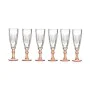 Champagne glass Exotic Crystal Salmon 6 Units (170 ml) by Vivalto, Champagne flute - Ref: S3618754, Price: 18,07 €, Discount: %