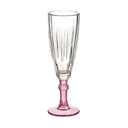 Copo de champanhe Cristal Cor de Rosa 6 Unidades (170 ml) de Vivalto, Copos de champanhe - Ref: S3618755, Preço: 16,67 €, Des...