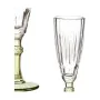 Copa de champán Exotic Cristal Verde 6 Unidades (170 ml) de Vivalto, Copas de champán - Ref: S3618756, Precio: 18,07 €, Descu...