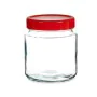 Bote Rojo Transparente Vidrio Polipropileno (1 L) (12 Unidades) de Vivalto, Almacenamiento de alimentos - Ref: S3618812, Prec...