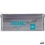 Bote Chocolate Cinzento Folha de Flandres (11 x 7,1 x 18 cm) (24 Unidades) de Kinvara, Armazenamento de alimentos - Ref: S361...