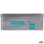 Caja para Infusiones Organic Tea Gris Hojalata (11 x 7,1 x 18 cm) (24 Unidades) de Kinvara, Almacenamiento para té y café - R...