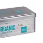 Caja para Infusiones Organic Tea Gris Hojalata (11 x 7,1 x 18 cm) (24 Unidades) de Kinvara, Almacenamiento para té y café - R...