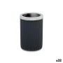 Verre Support pour brosses à dents Anthracite Plastique 32 Unités (7,5 x 11,5 x 7,5 cm) de Berilo, Supports et distributeurs ...