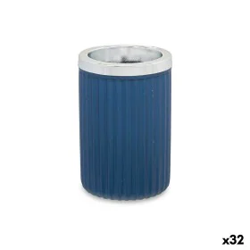 Trinkglas Zahnbürstenhalter Blau Kunststoff 7,5 x 11,5 x 7,5 cm (32 Stück) von Berilo, Ständer und Dispenser - Ref: S3619012,...