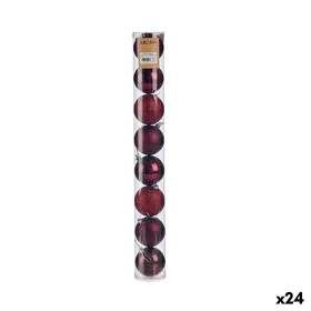 Set of Christmas balls Purple Plastic Ø 7 cm (24 Units) by Krist+, Christmas - Ref: S3620042, Price: 56,46 €, Discount: %