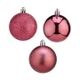 Lot de boules de Noël Rose PVC Ø 8 cm (24 Unités) de Krist+, Noël - Réf : S3620394, Prix : 60,96 €, Remise : %