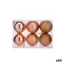 Lot de boules de Noël Cuivre Plastique 8 x 9 x 8 cm (24 Unités) de Krist+, Noël - Réf : S3620399, Prix : 62,17 €, Remise : %