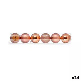 Lot de boules de Noël Cuivre Plastique 8 x 9 x 8 cm (24 Unités) de Krist+, Noël - Réf : S3620435, Prix : 62,17 €, Remise : %