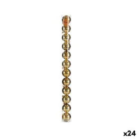 Lot de boules de Noël Doré Plastique (24 Unités) de Krist+, Noël - Réf : S3620574, Prix : 60,96 €, Remise : %