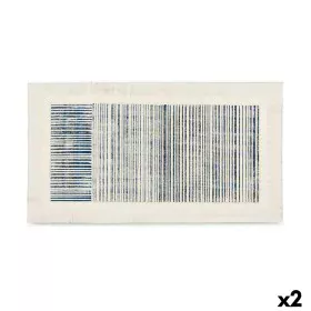 Lienzo Rayas Con relieve (110 x 60 x 2,5 cm) (2 Unidades) de Gift Decor, Impresiones sobre lienzo - Ref: S3620880, Precio: 15...