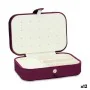 Jewelry box Velvet Burgundy (16,2 x 6 x 11,5 cm) (12 Units) by Gift Decor, Wardrobe Jewellery Organisers - Ref: S3620923, Pri...