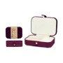 Caja-Joyero Terciopelo Burdeos (16,2 x 6 x 11,5 cm) (12 Unidades) de Gift Decor, Organizadores de joyas - Ref: S3620923, Prec...