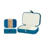 Caja-Joyero Azul Terciopelo (16,2 x 6 x 11,5 cm) (12 Unidades) de Gift Decor, Organizadores de joyas - Ref: S3620925, Precio:...