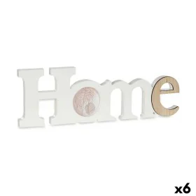 Fotorahmen Home Weiß Braun Holz MDF 40 x 13,5 x 1,7 cm (6 Stück) von Gift Decor, Wand- und Tischrahmen - Ref: S3620969, Preis...