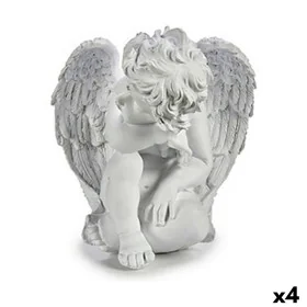 Figura Decorativa 24 x 27 x 28 cm Branco (4 Unidades) de Krist+, Adornos - Ref: S3622410, Preço: 104,98 €, Desconto: %