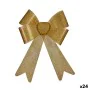 Adorno Natalício Laço 23 x 3 x 30 cm Dourado PVC 33 x 33 x 3 cm (24 Unidades) de Krist+, Natal - Ref: S3622414, Preço: 38,72 ...