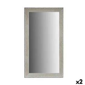 Miroir mural Bois Blanc verre (75 x 136 x 1,5 cm) (2 Unités) de Gift Decor, Miroirs muraux - Réf : S3622416, Prix : 130,15 €,...