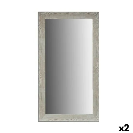 Specchio da parete Legno Bianco Vetro (75 x 136 x 1,5 cm) (2 Unità) di Gift Decor, Specchi da parete - Rif: S3622416, Prezzo:...