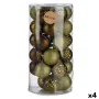 Lot de boules de Noël Vert PVC 8 x 8,5 x 8 cm (4 Unités) de Krist+, Noël - Réf : S3622456, Prix : 46,90 €, Remise : %