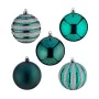 Lot de boules de Noël Bleu PVC 8 x 9 x 8 cm (4 Unités) de Krist+, Noël - Réf : S3622462, Prix : 55,97 €, Remise : %