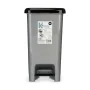 Pedal bin Black Grey Plastic 25 L (37 x 47 x 26,9 cm) (8 Units) by BigBuy Home, Wastebaskets - Ref: S3622474, Price: 70,81 €,...