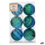 Set of Christmas balls Ø 8 cm Blue Green PVC (12 Units) by Krist+, Christmas - Ref: S3622482, Price: 55,42 €, Discount: %