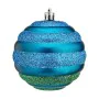 Set of Christmas balls Ø 8 cm Blue Green PVC (12 Units) by Krist+, Christmas - Ref: S3622482, Price: 55,42 €, Discount: %