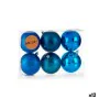 Set of Christmas balls Blue Plastic 7 x 8 x 7 cm (12 Units) by Krist+, Christmas - Ref: S3622490, Price: 19,09 €, Discount: %