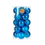 Set of Christmas balls Blue Plastic 8 x 9 x 8 cm (6 Units) by Krist+, Christmas - Ref: S3622511, Price: 46,45 €, Discount: %