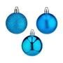 Lot de boules de Noël Bleu Plastique 5 x 6 x 5 cm (12 Unités) de Krist+, Noël - Réf : S3622515, Prix : 46,97 €, Remise : %