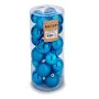 Conjunto de bolas de Natal Azul Plástico 5 x 6 x 5 cm (12 Unidades) de Krist+, Natal - Ref: S3622515, Preço: 46,97 €, Descont...