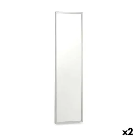 Wall mirror 30 x 120 cm Silver MDF Wood (2 Units) by Gift Decor, Wall-Mounted Mirrors - Ref: S3622604, Price: 83,32 €, Discou...