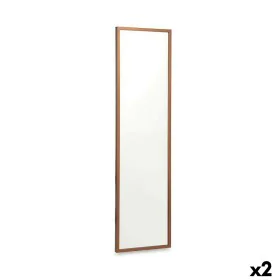 Wall mirror 30 x 120 cm Bronze MDF Wood (2 Units) by Gift Decor, Wall-Mounted Mirrors - Ref: S3622608, Price: 83,32 €, Discou...