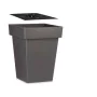 Self-watering flowerpot Grey Plastic (37 x 51 x 37 cm) (6 Units) by Ibergarden, Flower Pots - Ref: S3622621, Price: 105,35 €,...