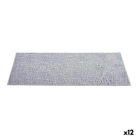 Table Mat Silver Plastic (45 x 0,01 x 30 cm) (12 Units) by Kinvara, Place Mats - Ref: S3622651, Price: 15,37 €, Discount: %