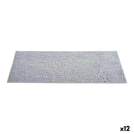 Untersetzer Silberfarben Kunststoff (45 x 0,01 x 30 cm) (12 Stück) von Kinvara, Platzsets - Ref: S3622651, Preis: 14,75 €, Ra...