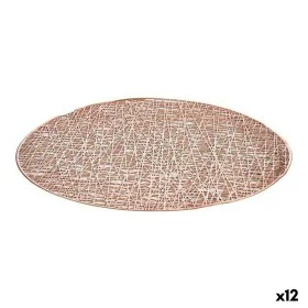 Individuais Cor de Rosa Plástico (Ø 38 cm) (12 Unidades) de Kinvara, Toalhas de mesa individuais - Ref: S3622652, Preço: 13,6...