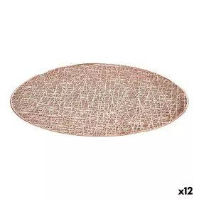 Salvamantel Rosa Plástico (Ø 38 cm) (12 Unidades) de Kinvara, Salvamanteles individuales - Ref: S3622652, Precio: 14,75 €, De...