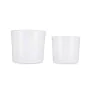 Set de Macetas Ø 22 cm Ø 27 cm 2 Piezas Blanco Arcilla de Ibergarden, Macetas para flores - Ref: S3622839, Precio: 19,89 €, D...